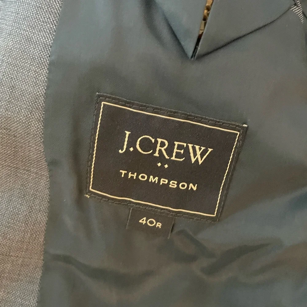 J. CREW Slim-fit Thompson worsted wool suit jacket in Blue Size 40 R $398 G1730 - Picture 8 of 8
